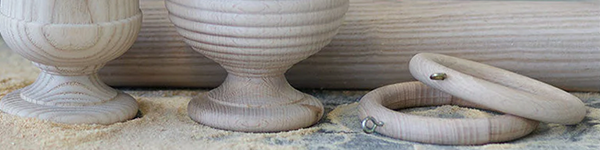 Wooden Curtain Poles by Cope and Timmins UK