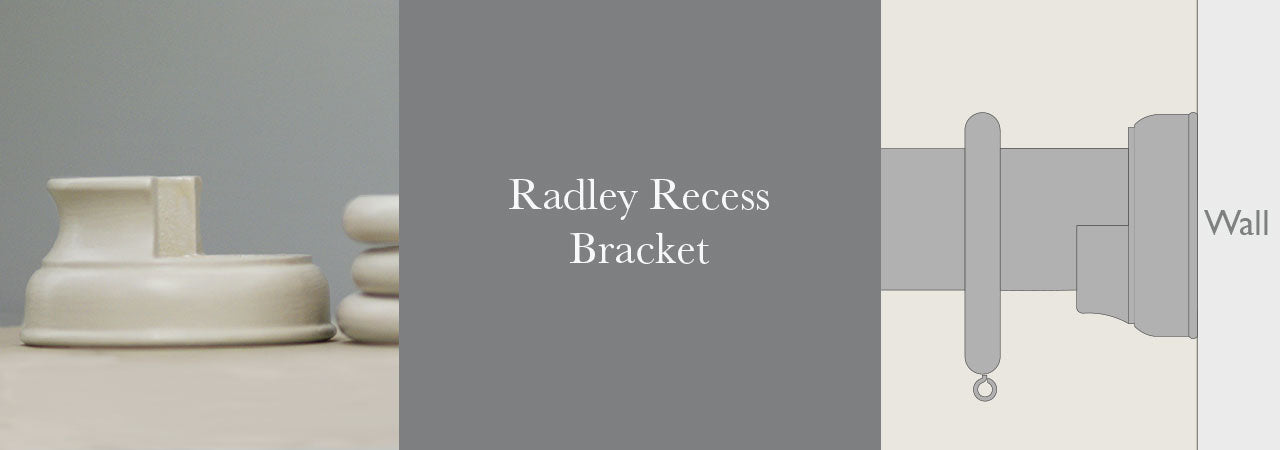 Radley Recess Bracket Curtain Pole Collection