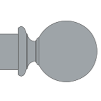 Millfield (ball) finial