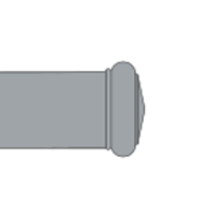 Oppy (end cap) finial