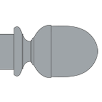 Seymour (acorn) finial
