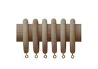Finished Wood Curtain Pole Rings