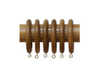 Finished Wood Rings - 40mm Wooden Curtain Poles