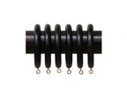 Finished Wood Curtain Pole Rings