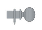 Product image. Bespoke Langton curtain pole set by Cope and Timmins UK.