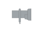 Product image. Bespoke Radley recess curtain pole set by Cope and Timmins UK.
