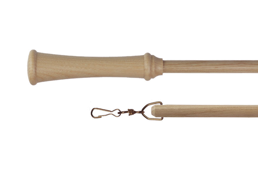 Product image. Natural Sonley Curtain Draw Rod by Cope and Timmins UK.