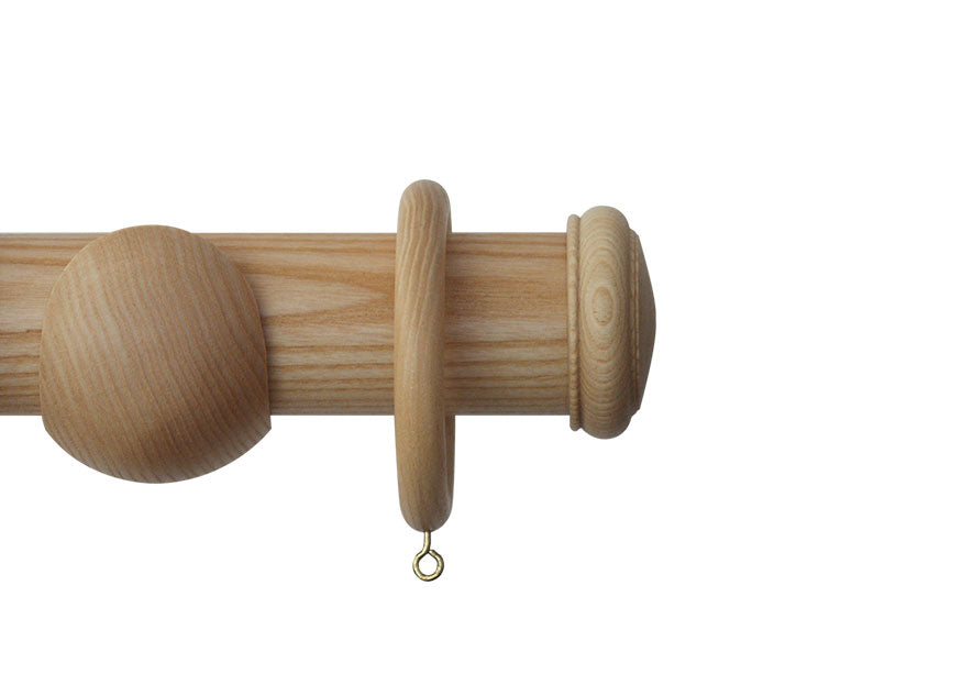 Natural Oppy Curtain Pole Sets