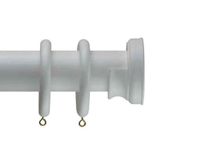 White curtain pole Radley recess bracket