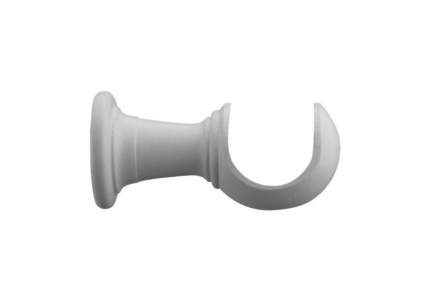 White Curtain Pole Bracket